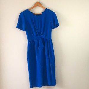 Howard Wolf Blue Vintage Dress Sheath